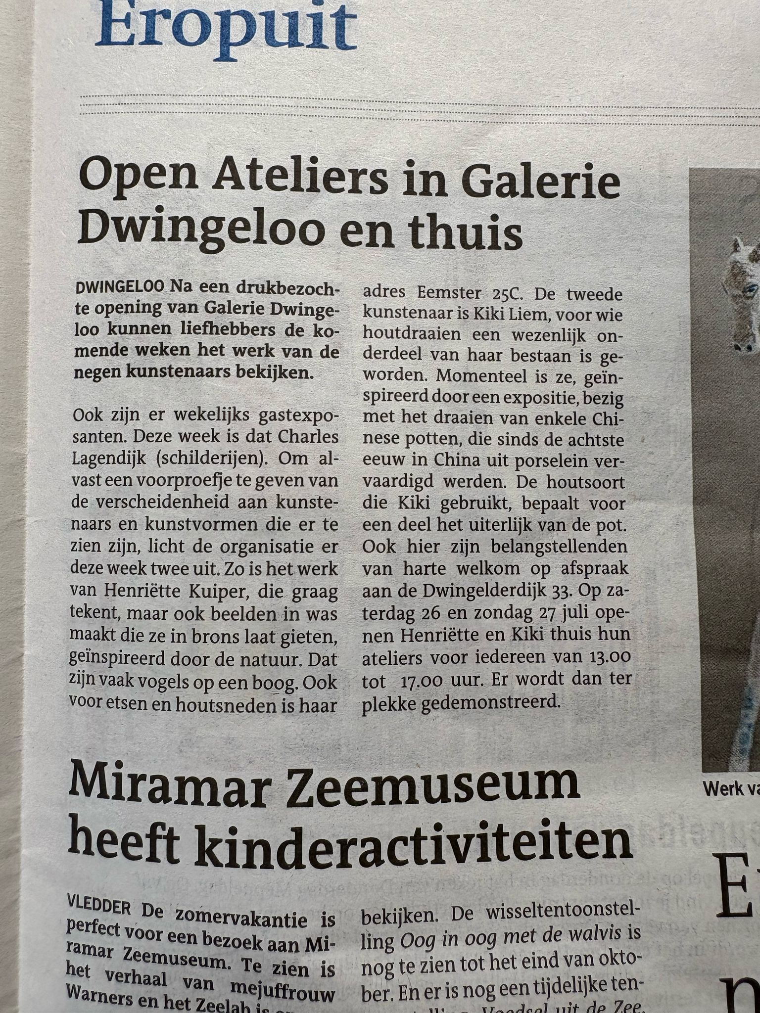 Kunstzomer Dwingeloo 2025 — foto 2