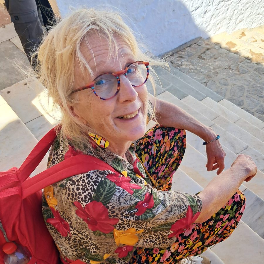 Portret van kunstenaar Margriet Steenbergen